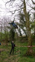 Rope & Ladder Climb / Crate Climbing / Wobbly Pole / Tyrolean photo