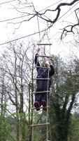 Rope & Ladder Climb / Crate Climbing / Wobbly Pole / Tyrolean photo