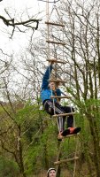 Rope & Ladder Climb / Crate Climbing / Wobbly Pole / Tyrolean photo